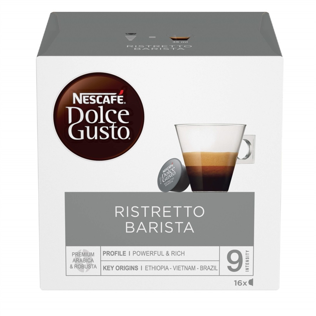 Kavos Kapsulės Nescafe Dolce Gusto Espresso Barista 16 Kaps